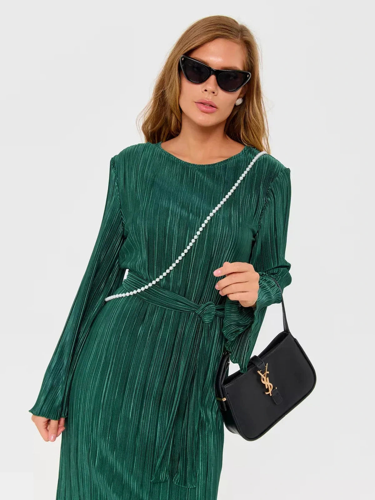Emerald Midi Dress