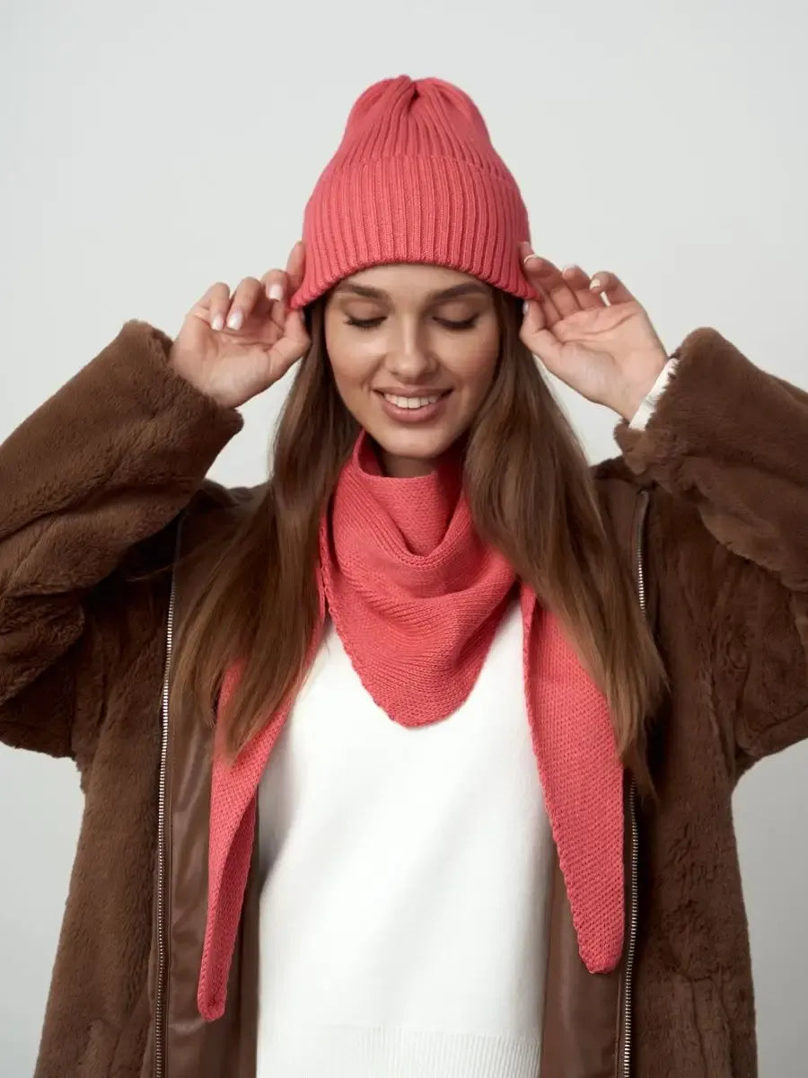 Coral Reef Beanie & Scarf Set