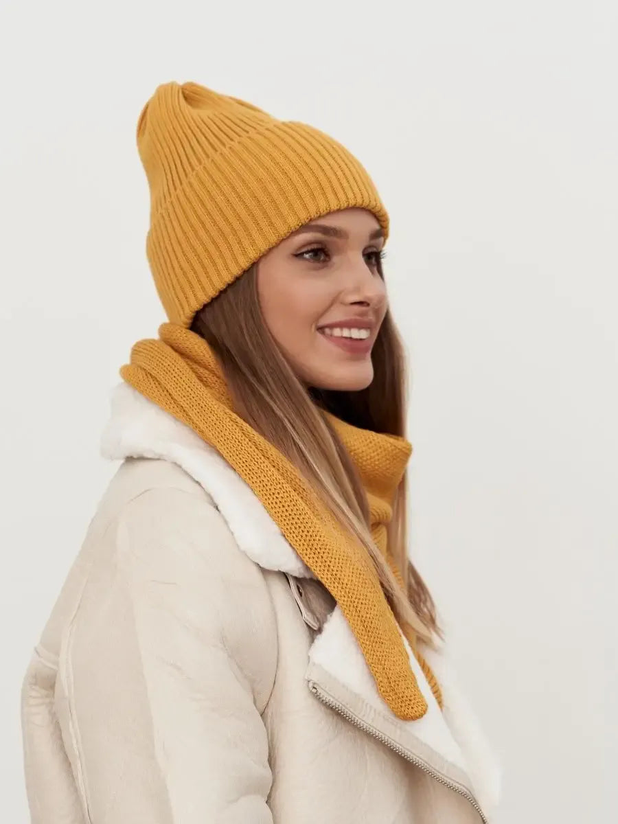 Marigold Beanie & Scarf Set