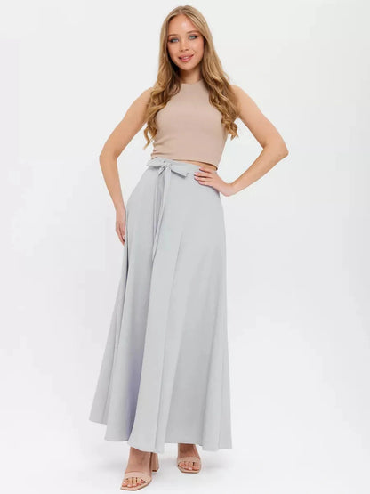 Silver Mist Maxi Skirt