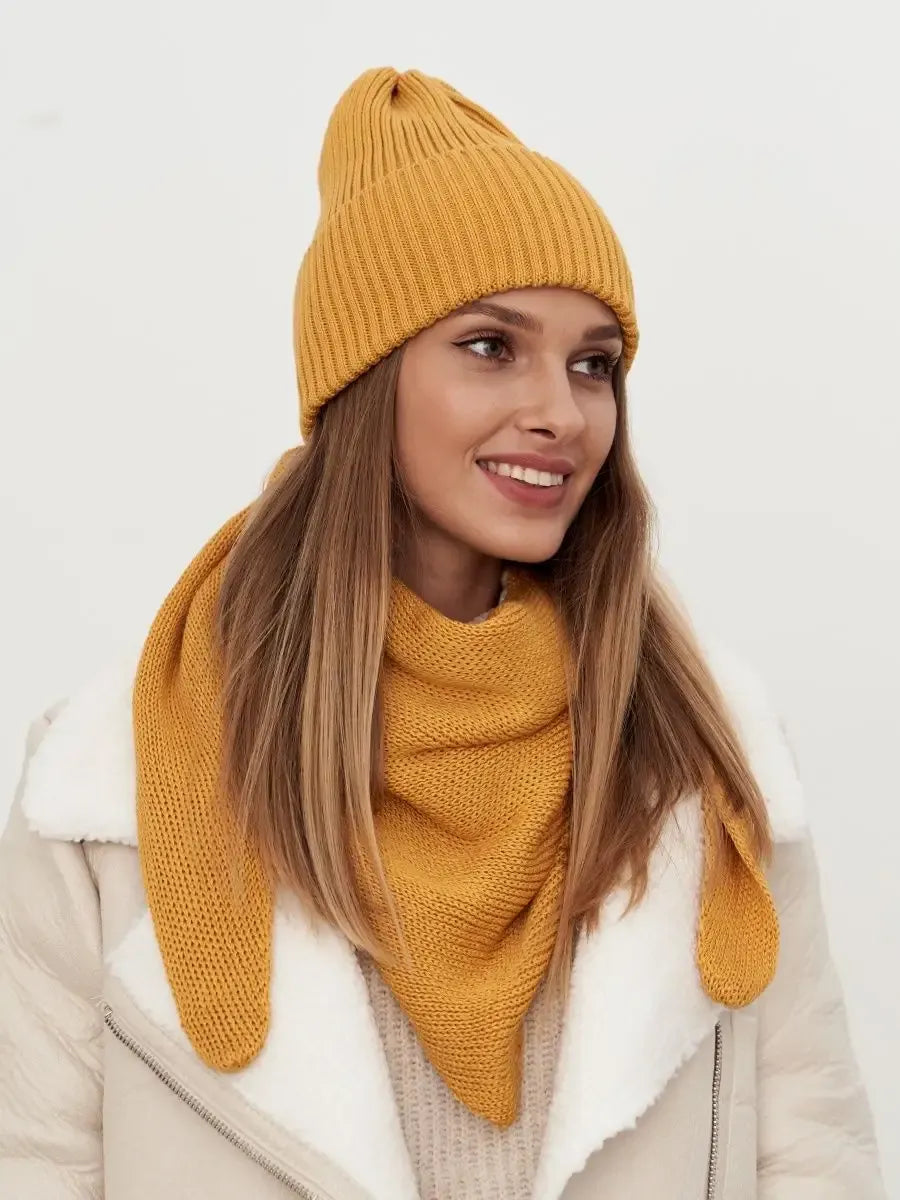 Marigold Beanie & Scarf Set
