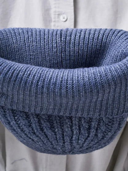 Denim Knitted Hat
