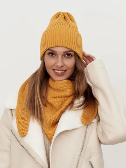 Marigold Beanie & Scarf Set