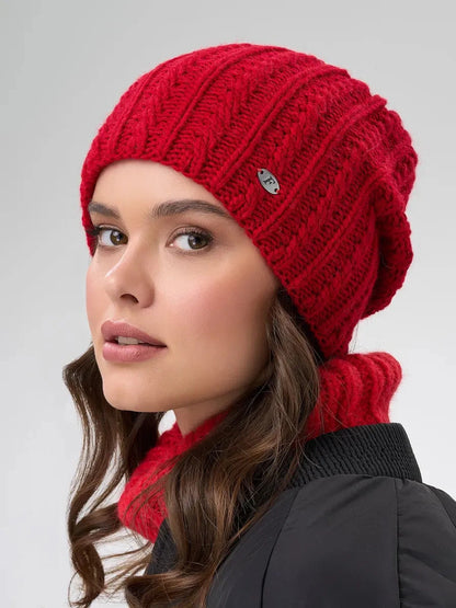 Scarlet Knitted Hat