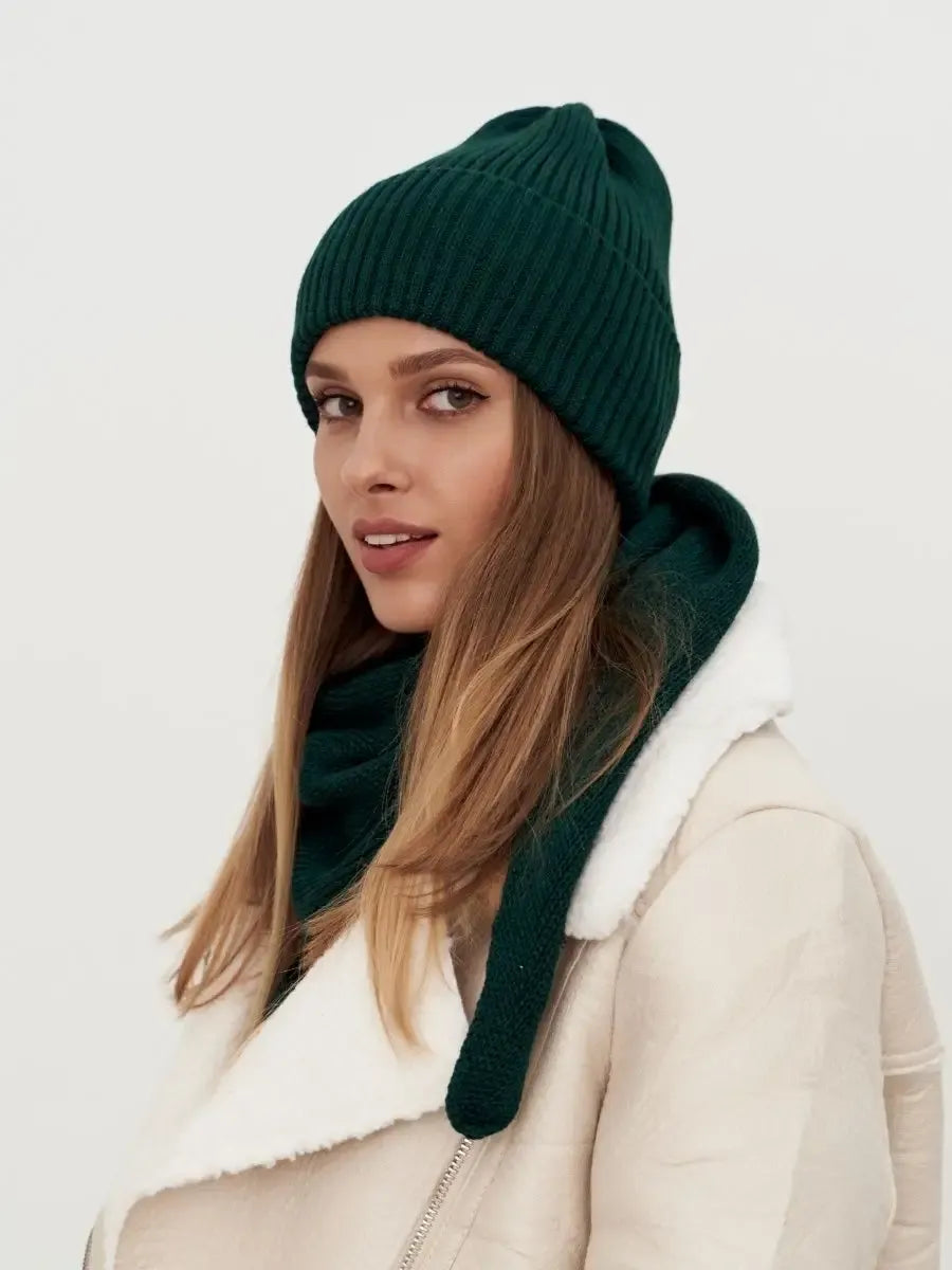 Emerald Beanie & Scarf Set