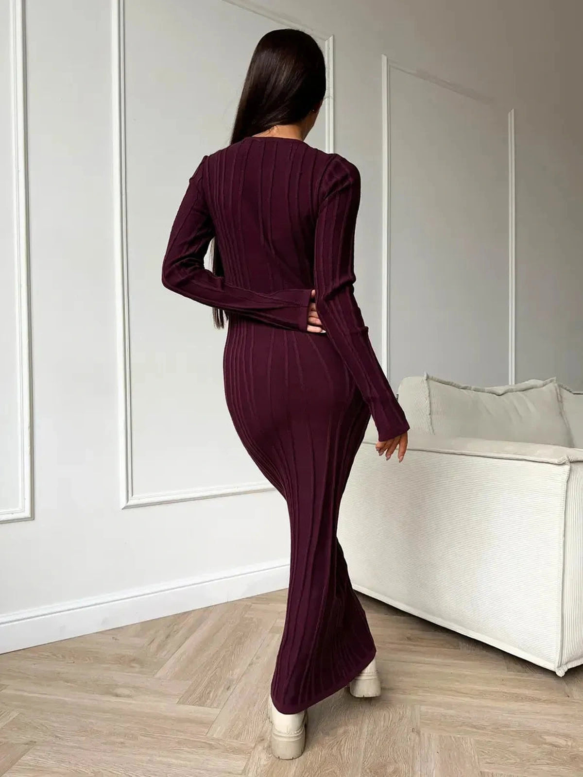 Merlot Maxi Dress