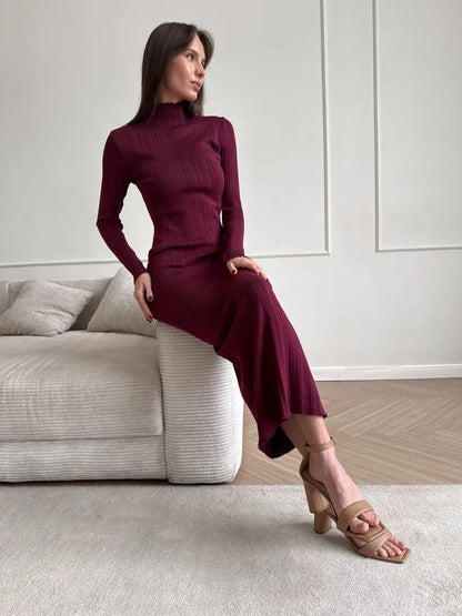 Marsala Maxi Dress