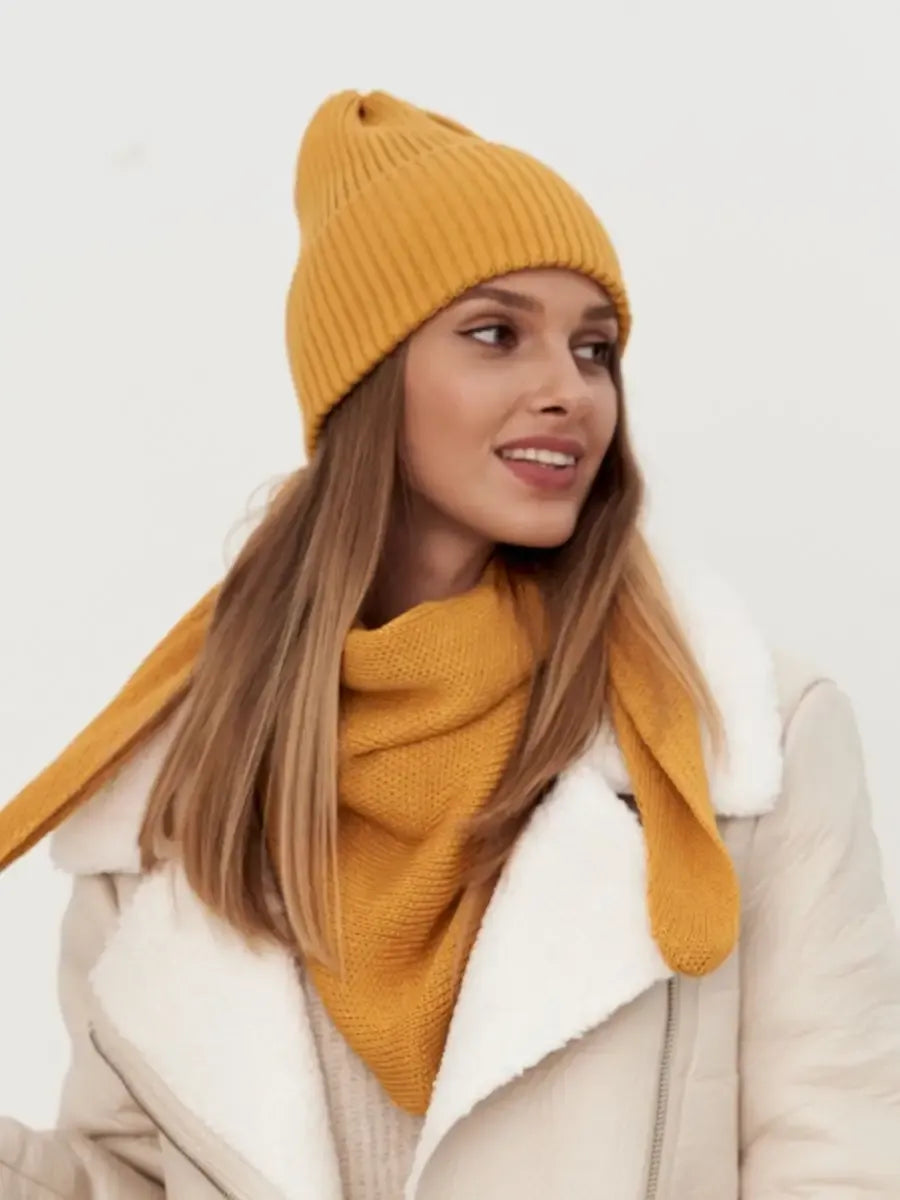 Marigold Beanie & Scarf Set