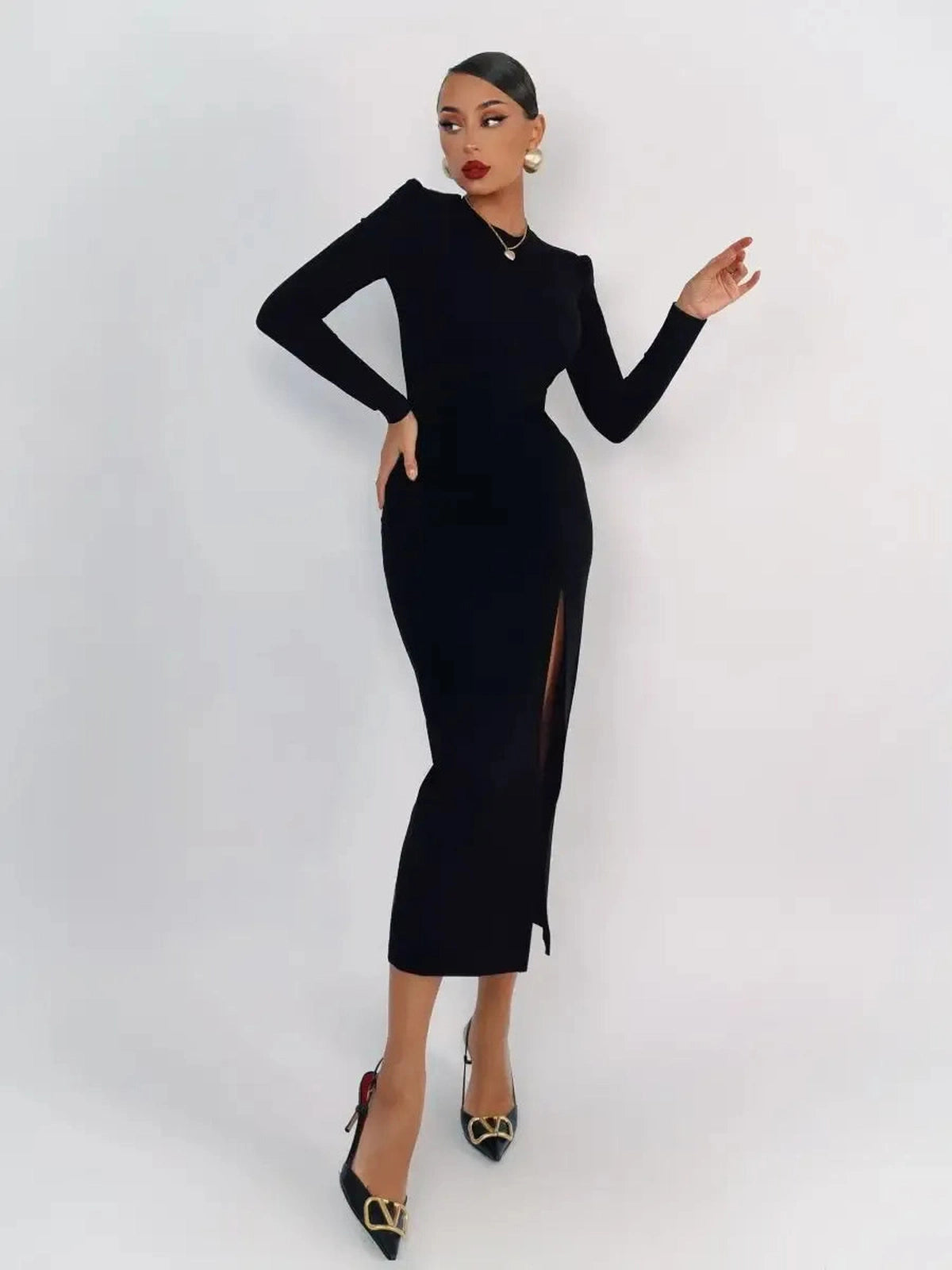 Noiré Midi Dress