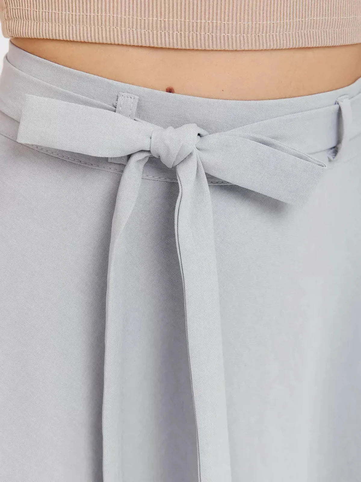 Silver Mist Maxi Skirt