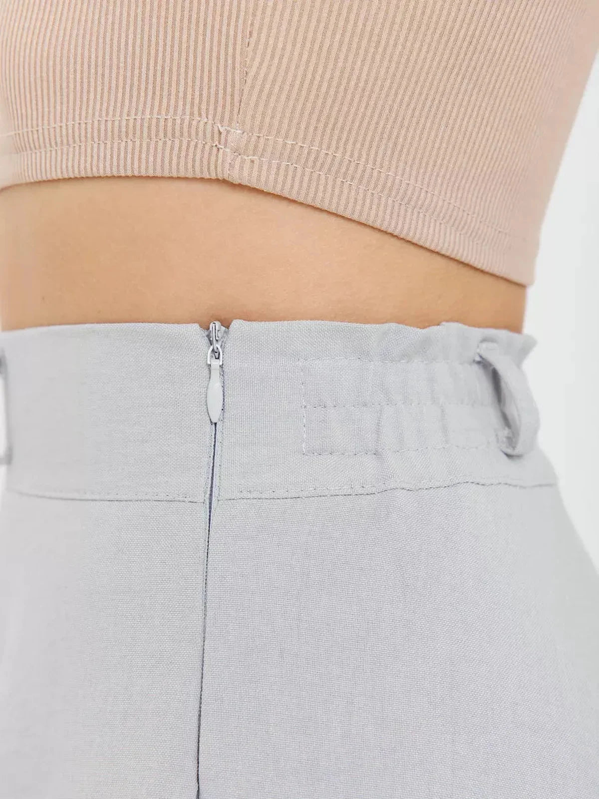 Silver Mist Maxi Skirt