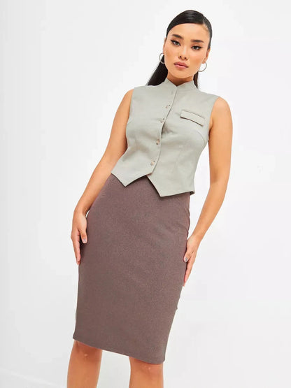 Sable Midi Skirt