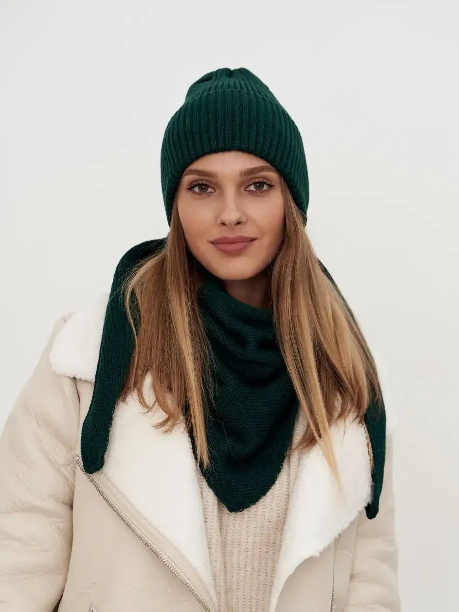 Emerald Beanie & Scarf Set