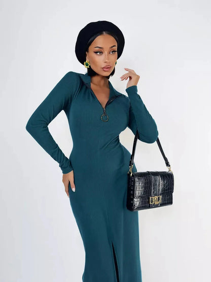 Emerald Midi Dress