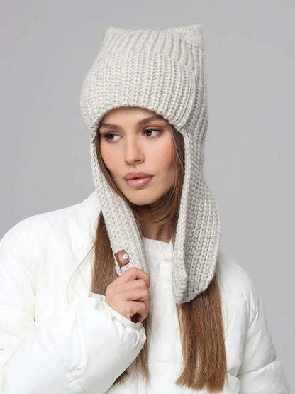 Linen Knitted Hat