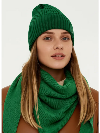 Evergreen Beanie & Scarf Set