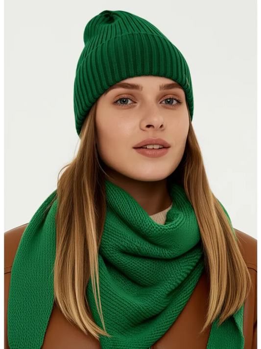 Evergreen Beanie & Scarf Set