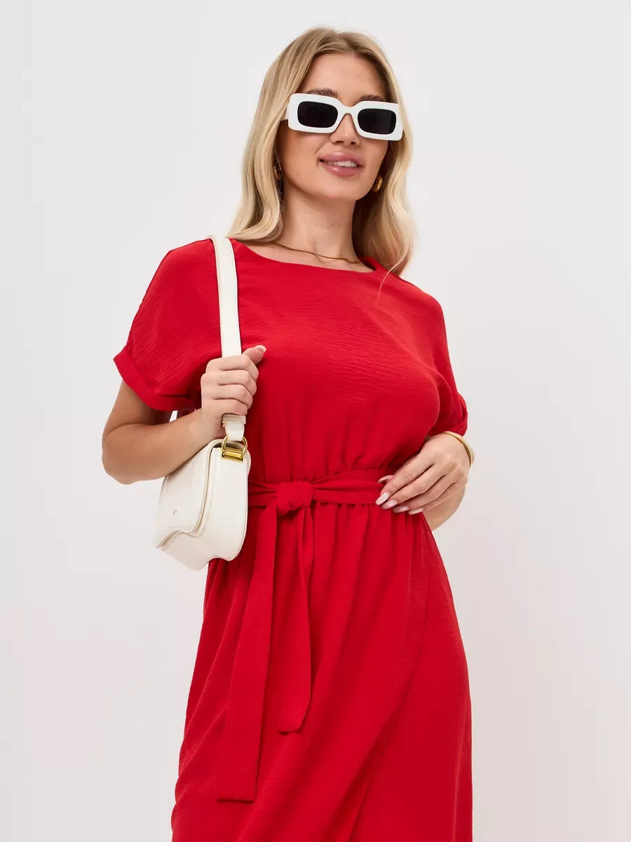 Carmine Midi Dress
