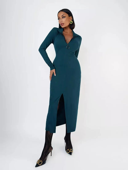 Emerald Midi Dress