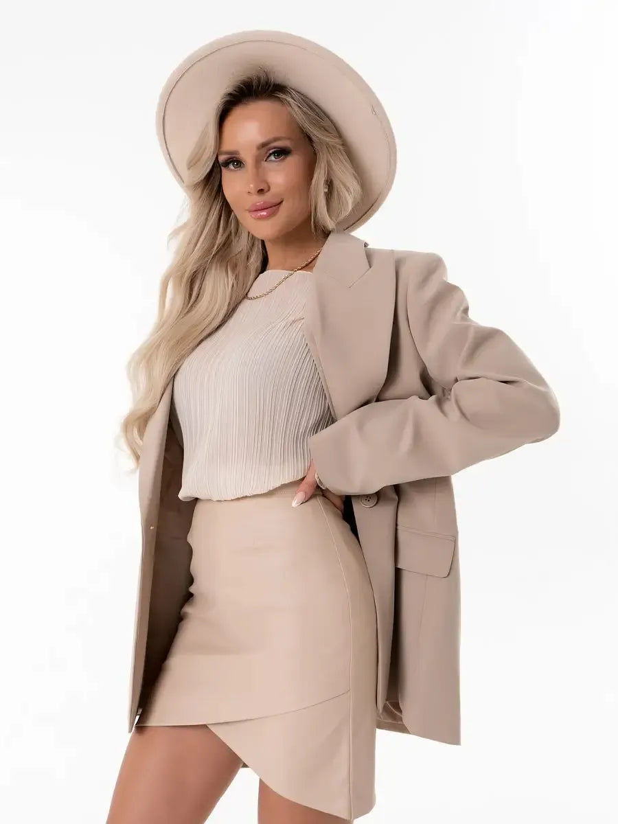 Ivory Mini Skirt