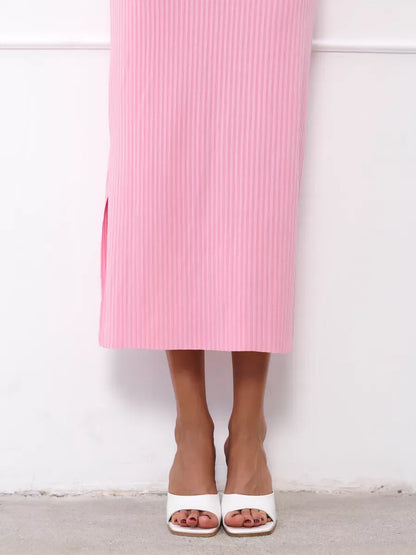 Rosette Midi Skirt