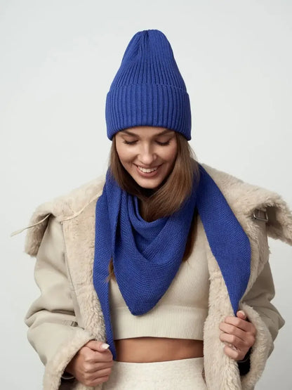 Violet Beanie & Scarf Set