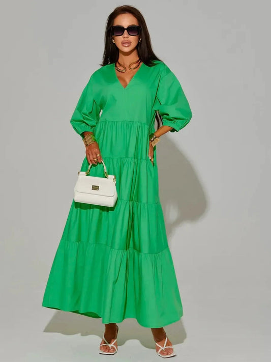 Emerald Midi Dress