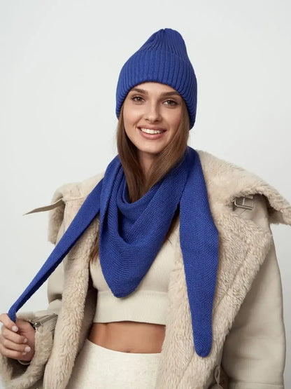 Violet Beanie & Scarf Set