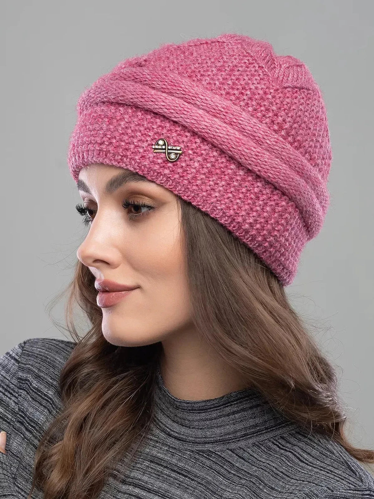 Cranberry Knitted Hat