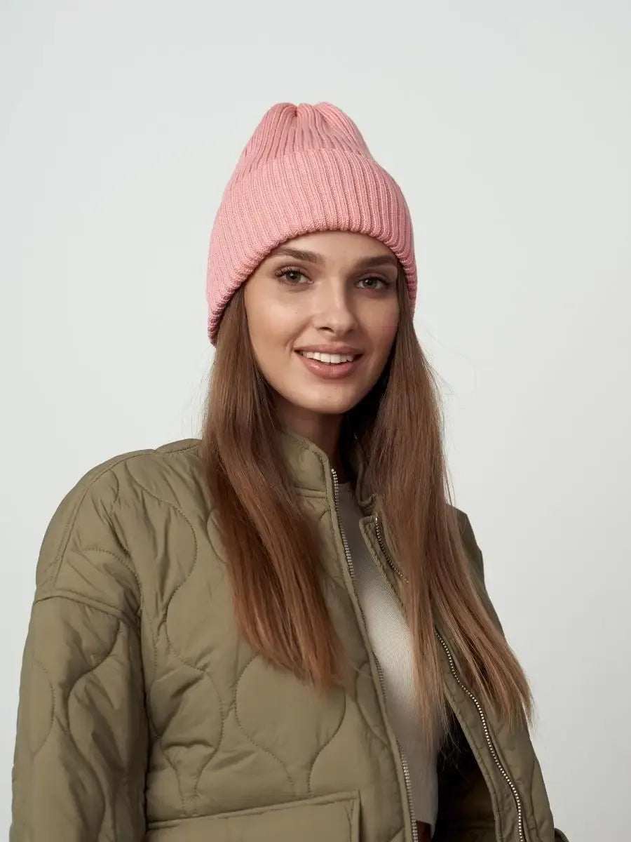 Peach Blossom Beanie & Scarf Set