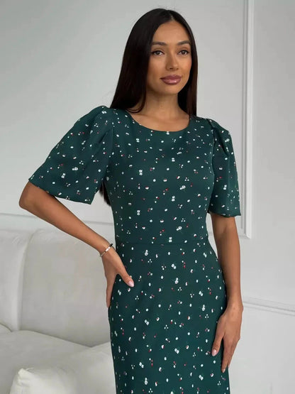 Emeraldine Midi Dress