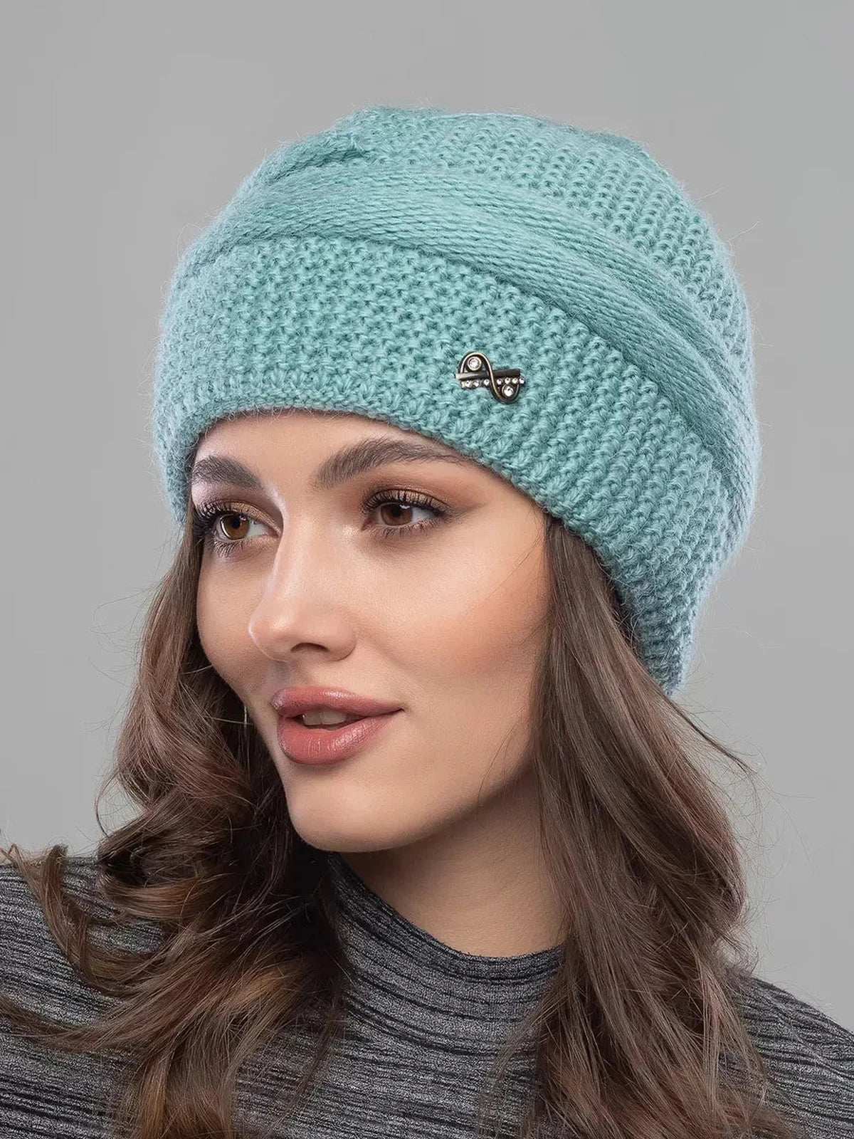 Mint Knitted Hat