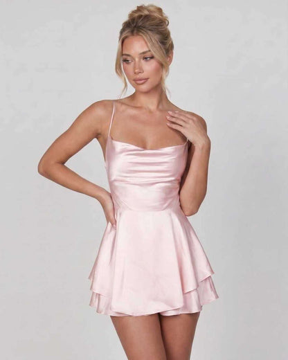 Satin Mini Kjole