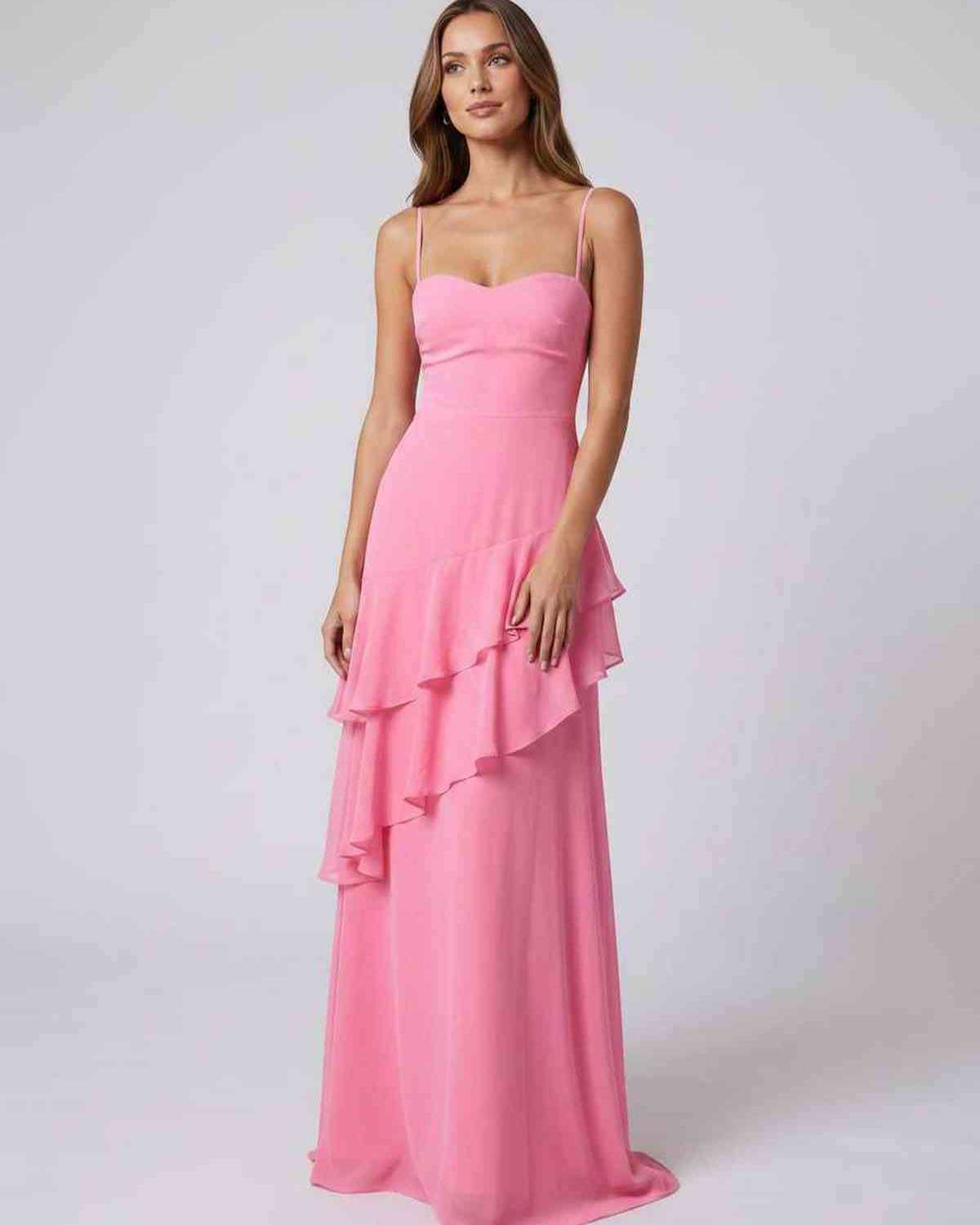 Abito Maxi Rosette