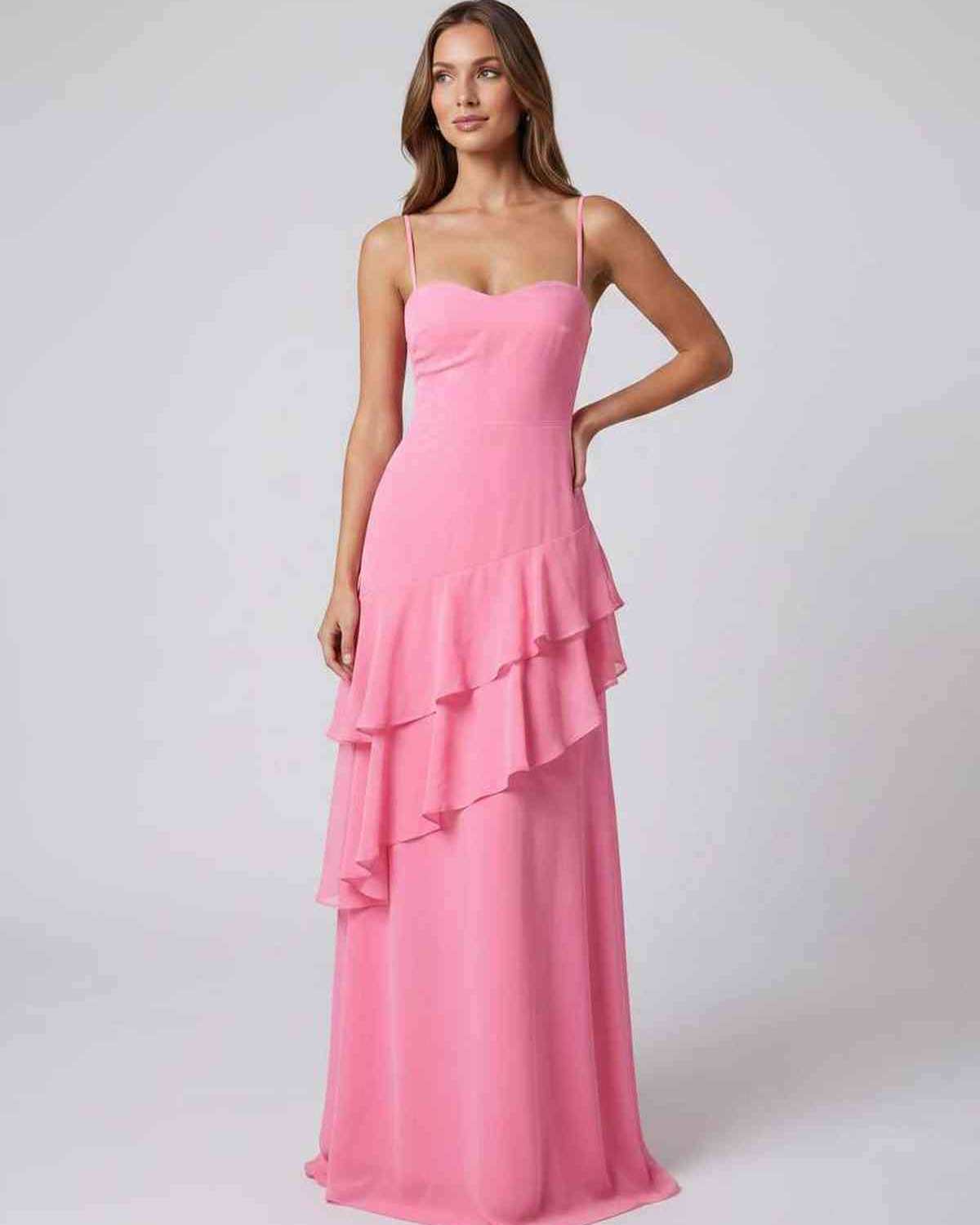 Abito Maxi Rosette