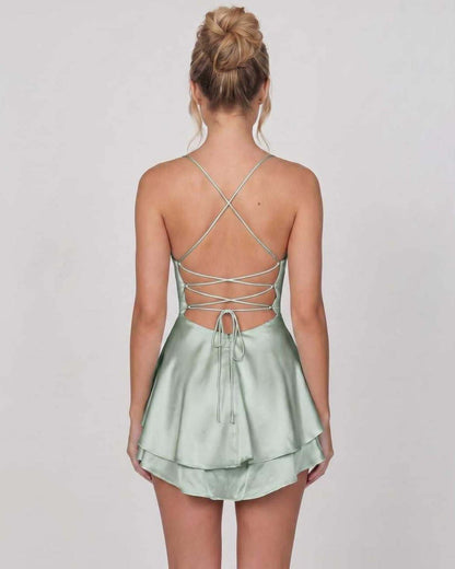 Satin Mini Kjole