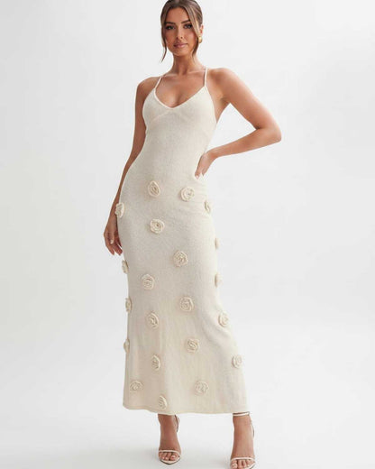 Vestido Midi Rosette