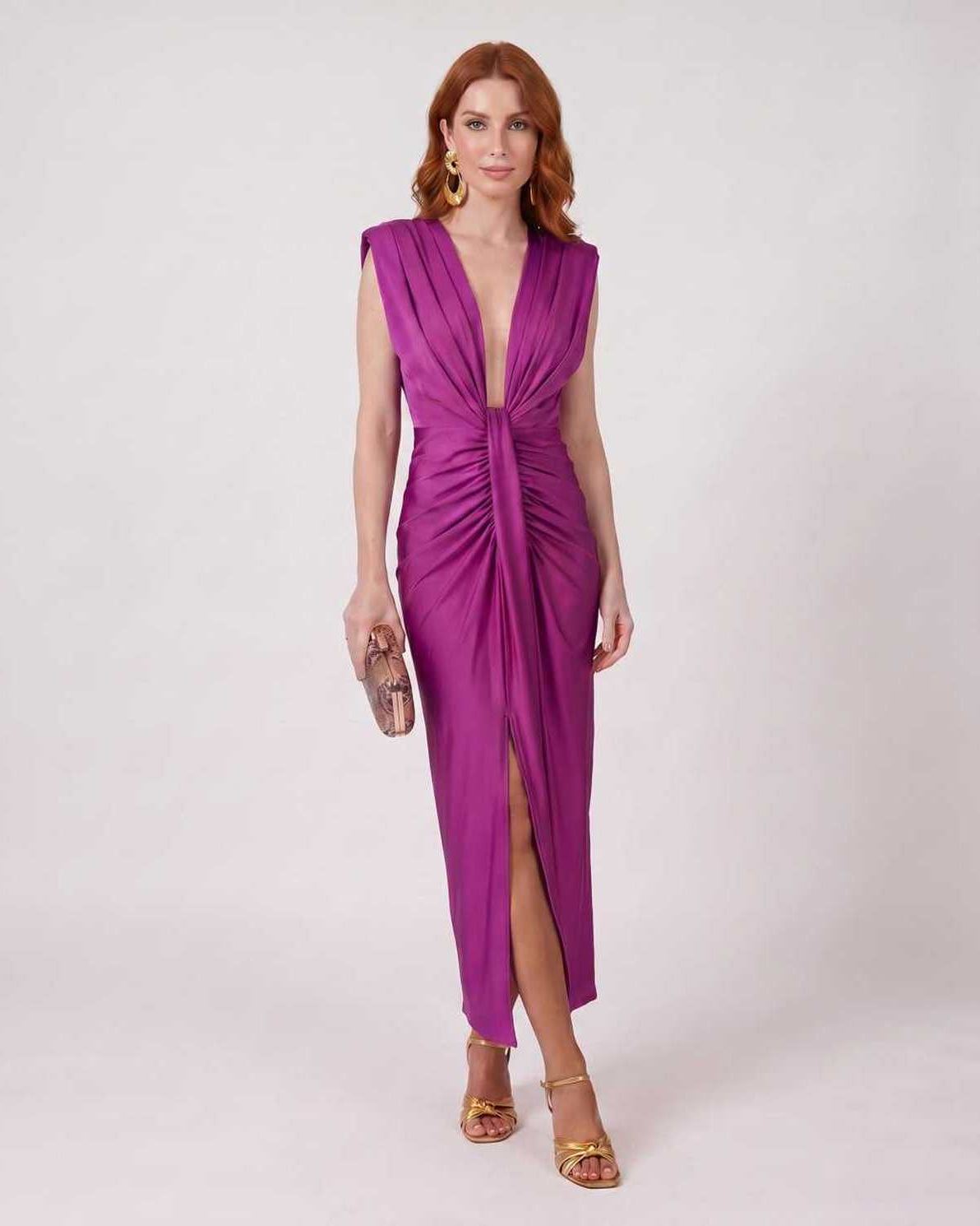 Aurelle Midi-jurk