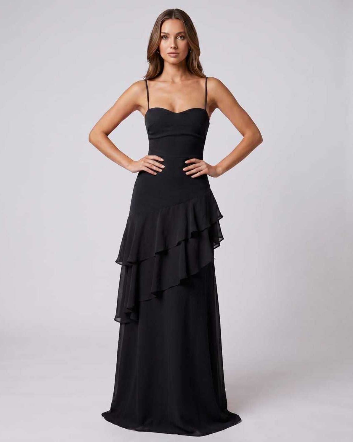 Abito Maxi Rosette