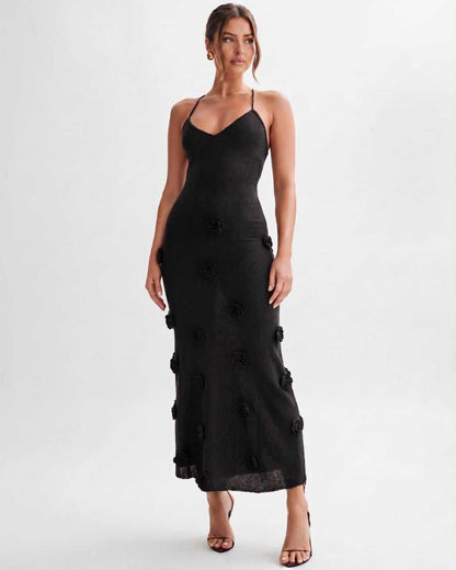 Vestido Midi Rosette