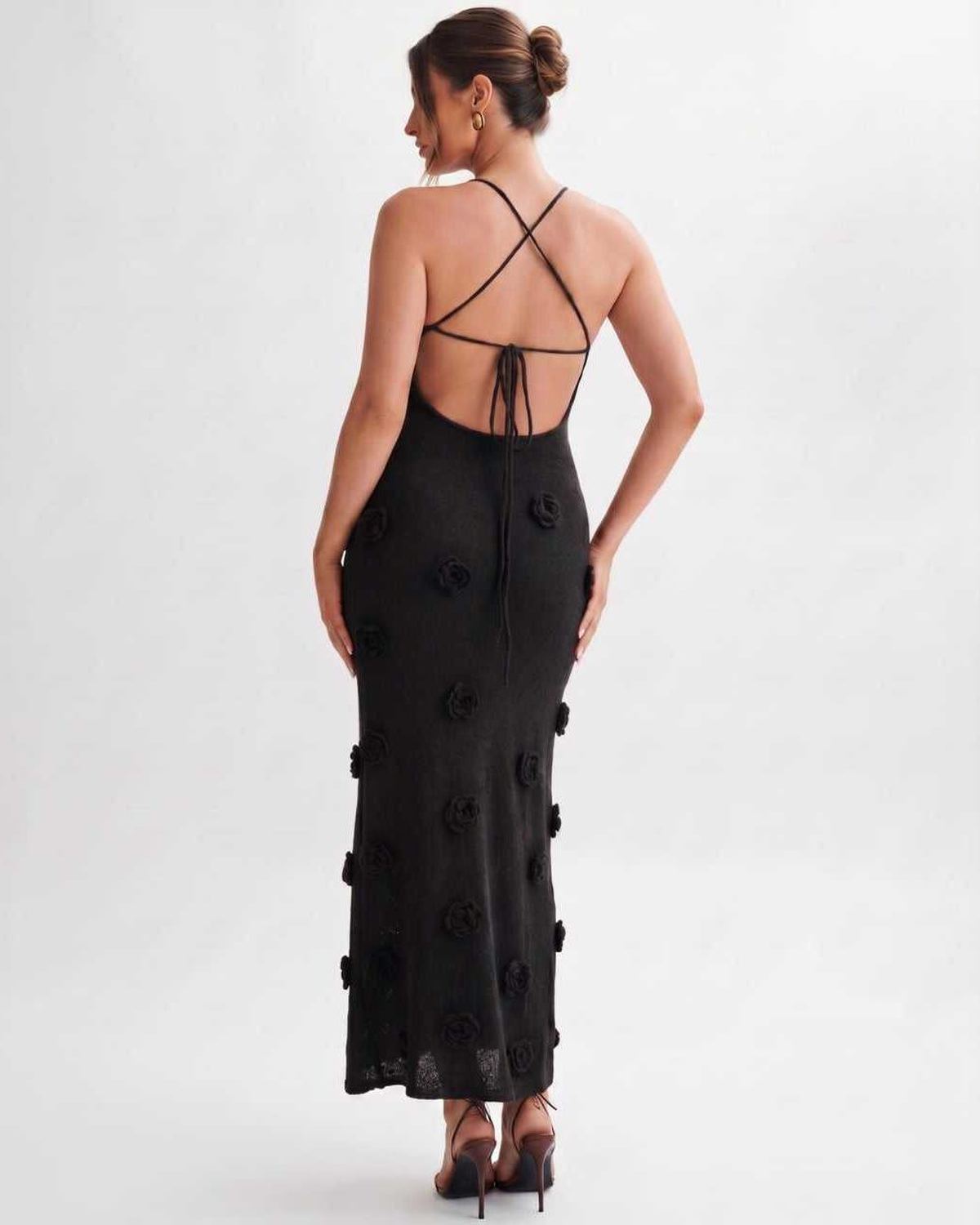 Vestido Midi Rosette