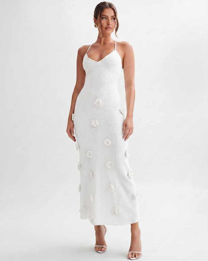 Vestido Midi Rosette