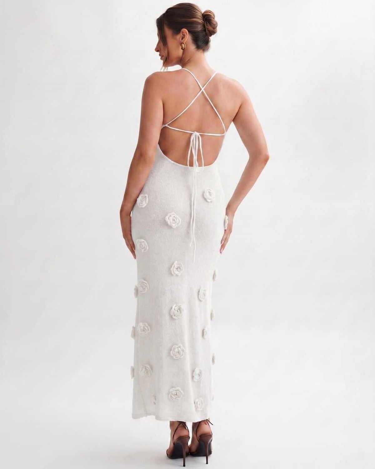 Vestido Midi Rosette