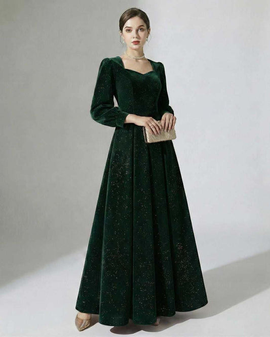Celeste Emerald Maxi Dress