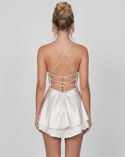 Satin Mini Kjole