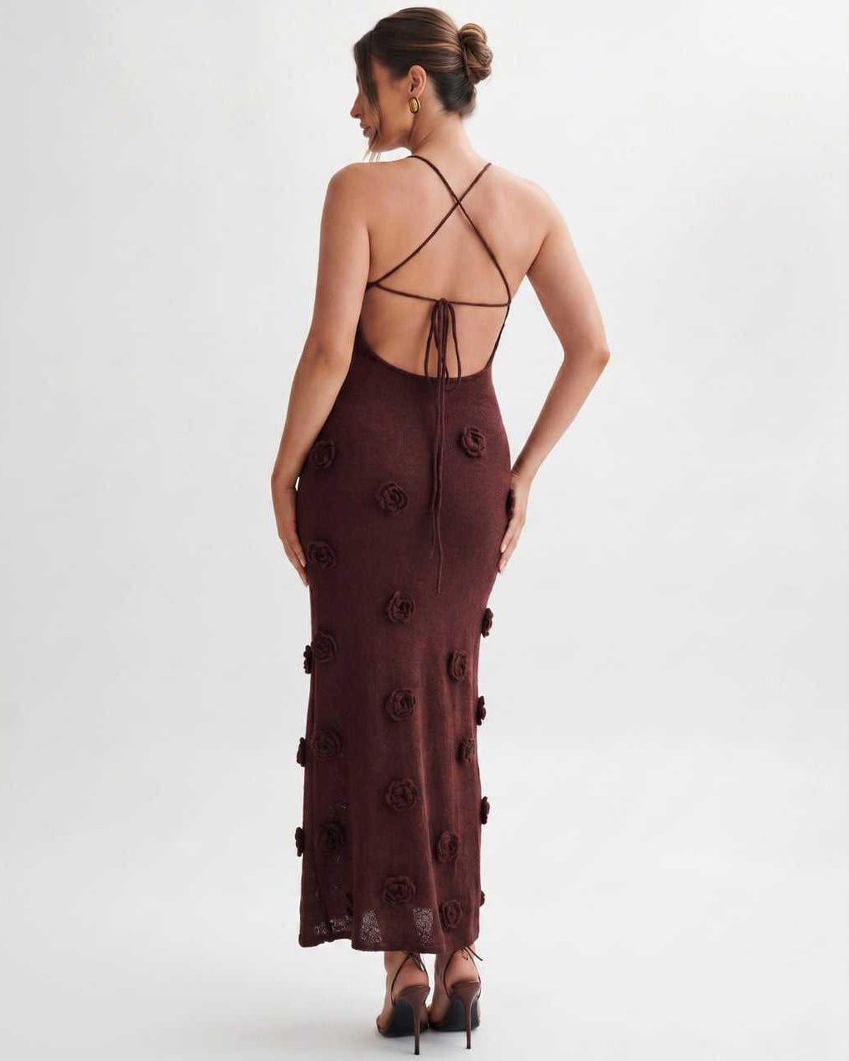 Vestido Midi Rosette