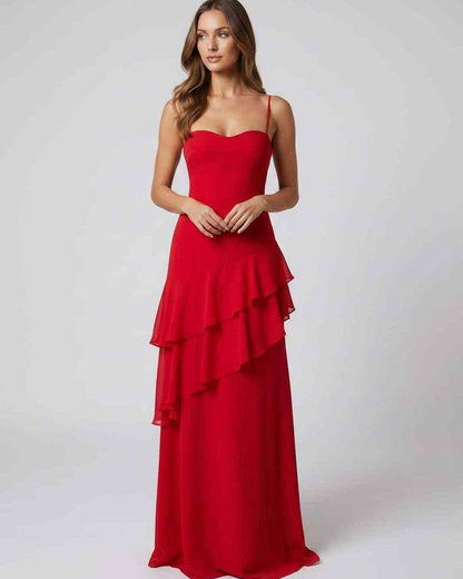 Abito Maxi Rosette