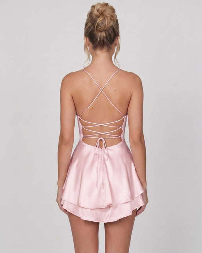 Satin Mini Kjole