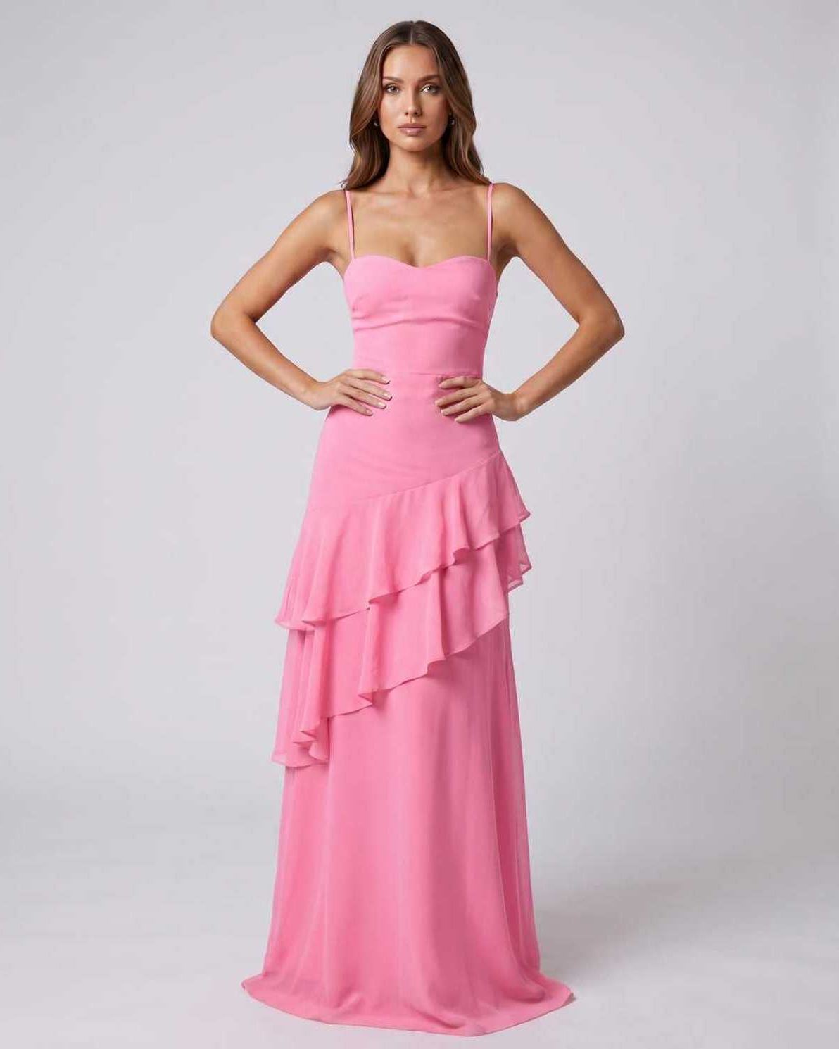 Abito Maxi Rosette