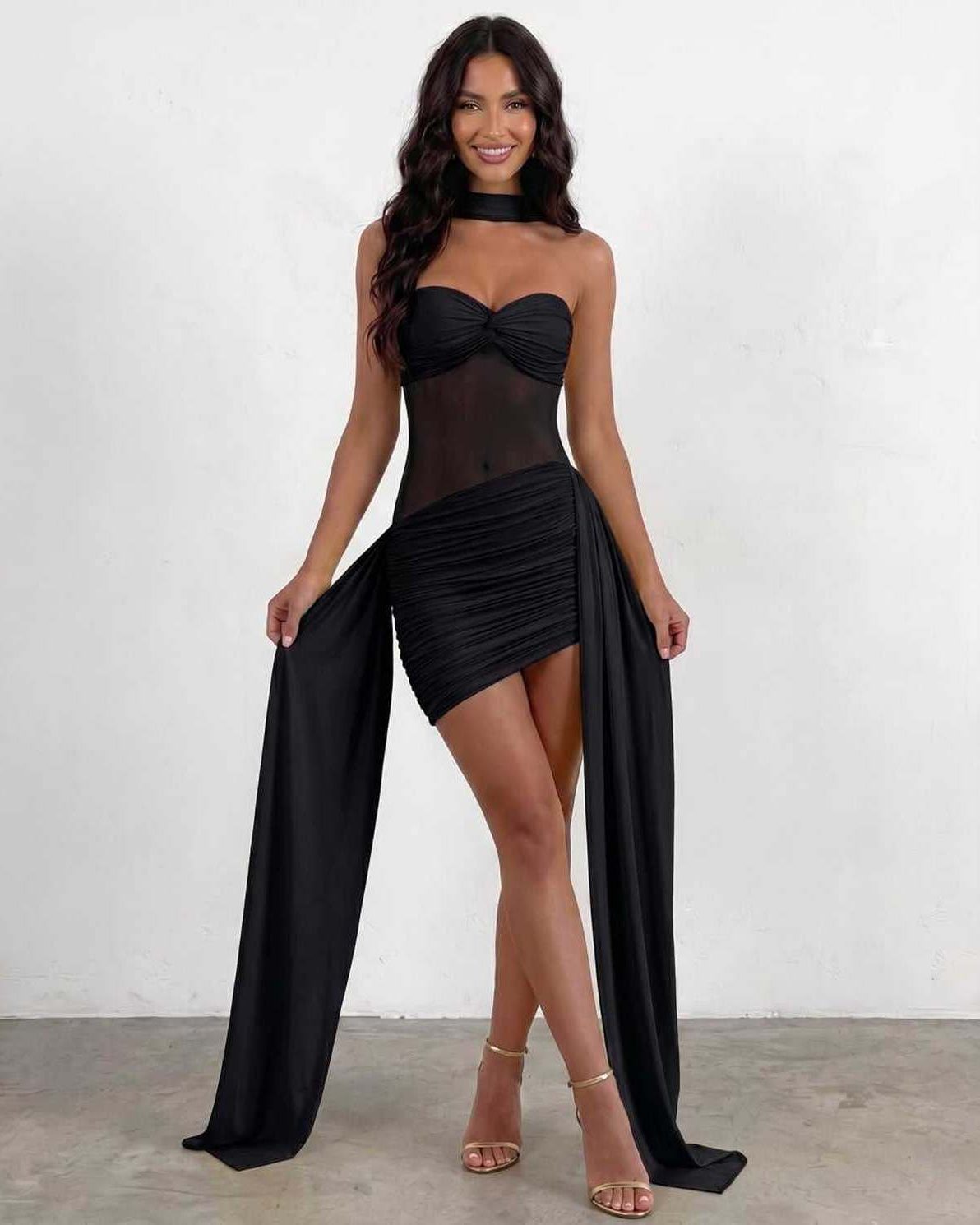 Robe Mini Veloura